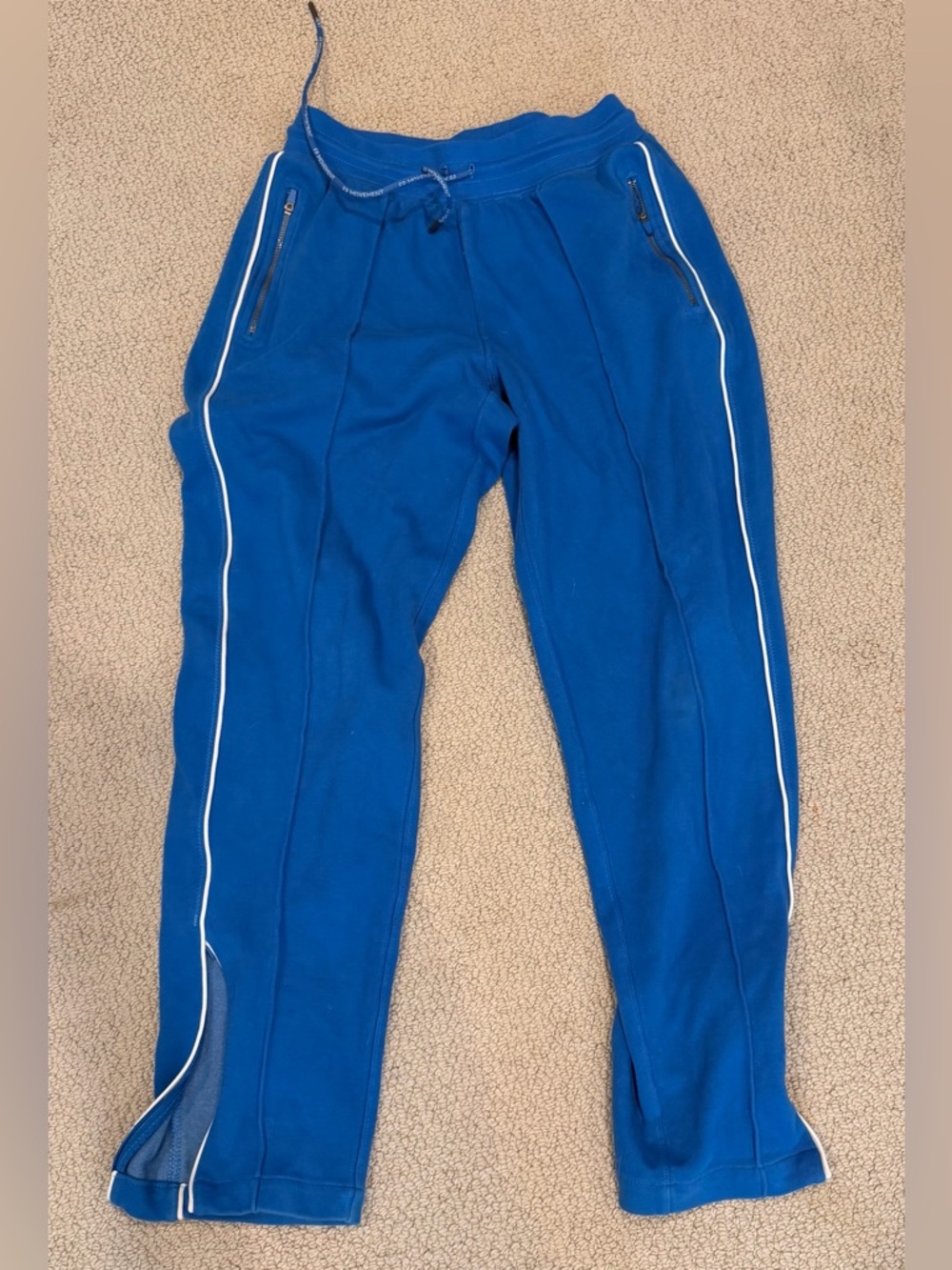 FP Movement by Free People Royal Blue Jogger Pants with White Piping